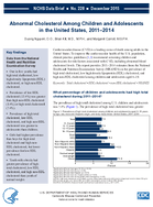 Abnormal Cholesterol Among Children and Adolescents in the United States 20112014