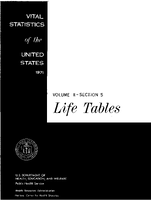 1971 Life Tables