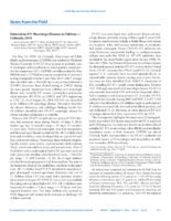 Notes From the Field Enterovirus A71 Neurologic Disease in Children  Colorado 2018