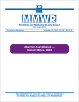 Morbidity and Mortality Weekly Report MMWR Surveillance Summaries November 2007  Vol 56  No SS9