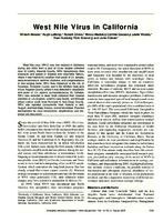 West Nile Virus in California