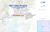 500 Cities Project Local Data for Better Health 2014 Fairfield CA