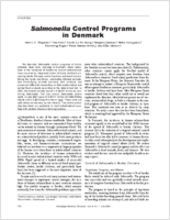 Salmonella Control Programs in Denmark