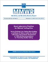 Morbidity and Mortality Weekly Report Recommendations and Reports November 11 2005  Vol 54  No RR13