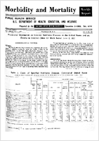 Morbidity and Mortality Weekly Report Vol 6 No 22 for Release June 7 1957