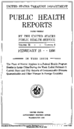 Public Health Reports  v 51 no 3  cover