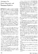 Assistance for dental diagnostic and treatment facilities