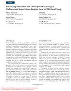 Enhancing Ventilation and Development Planning in Underground Stone Mines Insights from a CFDBased Study