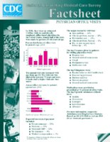 Physician Office Visits National Hospital Ambulatory Medical Care Survey Factsheet 20130612