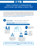 Apay a masapul a maeksamenak para iti Saan nga Aktibo a Sarut TB