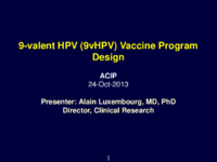 9valent HPV 9vHPV vaccine program design