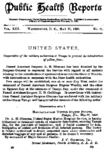 Public health reports  v 13 no 21 May 27 1898