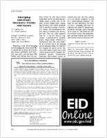 Emerging Infectious Diseases Trends and Issues