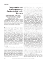 Drugresistant Diarrheogenic Escherichia coli Mexico