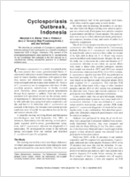 Cyclosporiasis Outbreak Indonesia