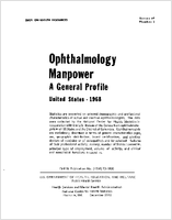 Ophthalmology Manpower A General Profile United States  1968