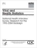National Health Interview Survey Research for the 19952004 Redesign