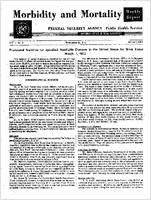 Morbidity and Mortality Weekly Report Vol 1 No 9 March 7 1952