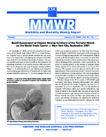 MMWR Morbidity and Mortality Weekly Report Vol 51 No 1 January 11 2002