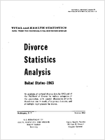 Divorce Statistics Analysis United States 1963