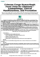 CrimeanCongo Hemorrhagic Fever Virus for CliniciansEpidemiology Clinical Manifestations and Prevention
