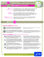 mPINC 2013 Survey CDC Survey of Maternity Practices in Infant Nutrition and Care Wisconsin Results Report
