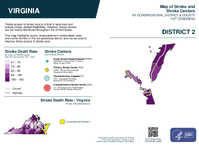 VA Congressional District 02 Stroke and Stroke Centers Map 119th Congress