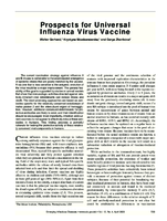 Prospects for Universal Influenza Virus Vaccine