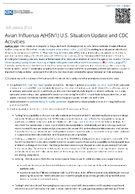 Avian Influenza AH5N1 US Situation Update and CDC Activities