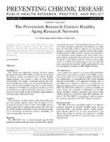 The Prevention Research Centers Healthy Aging Research Network