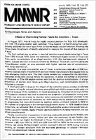 Morbidity and Mortality Weekly Report MMWR June 6 1980  Vol 29  No 22