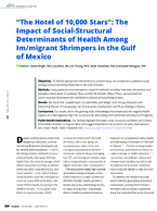 The Hotel of 10000 Stars The Impact of SocialStructural Determinants of Health Among ImMigrant Shrimpers in the Gulf of Mexico