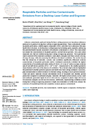 Respirable Particles and Gas Contaminants Emissions from a Desktop Laser Cutter and Engraver