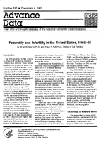 Fecundity and Infertility in the United States 196588