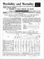 Morbidity and Mortality Weekly Report For release September 19 1958 Vol 7 No 37