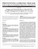 Design and Dissemination of the MOVE WeightManagement Program for Veterans