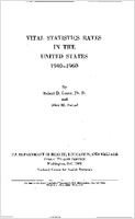 Vital statistics rates in the United States 19401960