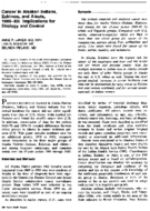 Cancer in Alaskan Indians Eskimos and Aleuts 196983 implications for etiology and control