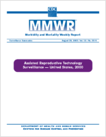 Morbidity and Mortality Weekly Report MMWR Surveillance Summaries August 2003  Vol 52  No SS9
