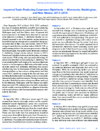 Imported ToxinProducing Cutaneous Diphtheria  Minnesota Washington and New Mexico 20152018
