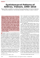 Spatiotemporal Patterns of Anthrax Vietnam 19902015