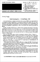 MMWR Morbidity and Mortality Weekly Report January 13 1989  Vol 38  No 1