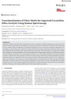 Functionalization of Filter Media for Improved Crystalline Silica Analysis Using Raman Spectroscopy