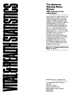 The National Nursing Home Survey 1985 Summary for the United States