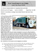 Extra Rider on Garbage Truck is Killed When He Falls Under Truck