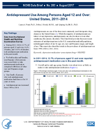 Antidepressant Use Among Persons Aged 12 and Over United States 20112014