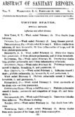 Abstract of sanitary reports  v V no 8 February 21 1890