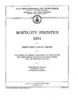 Mortality Statistics 1934