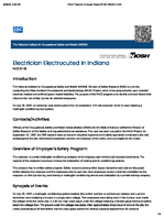 Electrician Electrocuted in Indiana FACE 8768