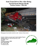 Semi Team Driver Dies After Being Ejected from Sleeper Berth